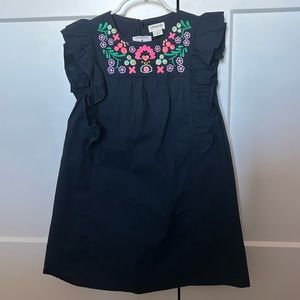 Crewcuts embroidered dress NWT